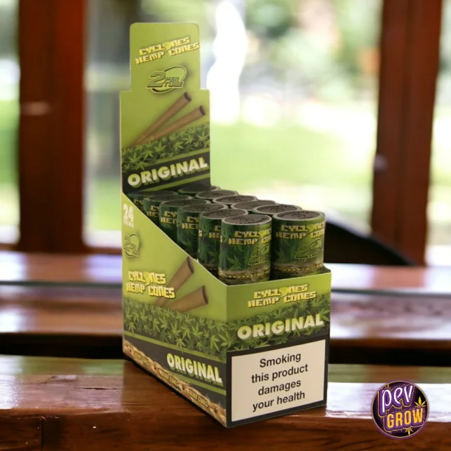 Cyclones Original Hemp Cones – 2 vorgerollte Blunts ohne Tabak Abverkauf