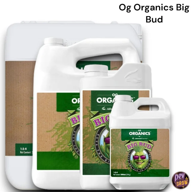 Markenware OG Organics Big Bud Advanced Nutrients – Organischer Blütenbooster für größere, dichtere Buds