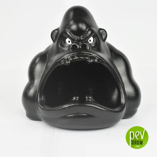 Sale Gorilla Aschenbecher, Keramik-Weed-Aschenbecher · Wütendes Design mit Jointhalter-Zähnen