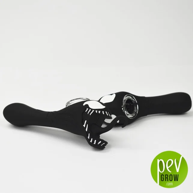Bestseller Silikon-Schlangenpfeife mit Glasbowl – Unzerbrechlich & hitzebeständig, coole Novelty-Weed-Pfeife
