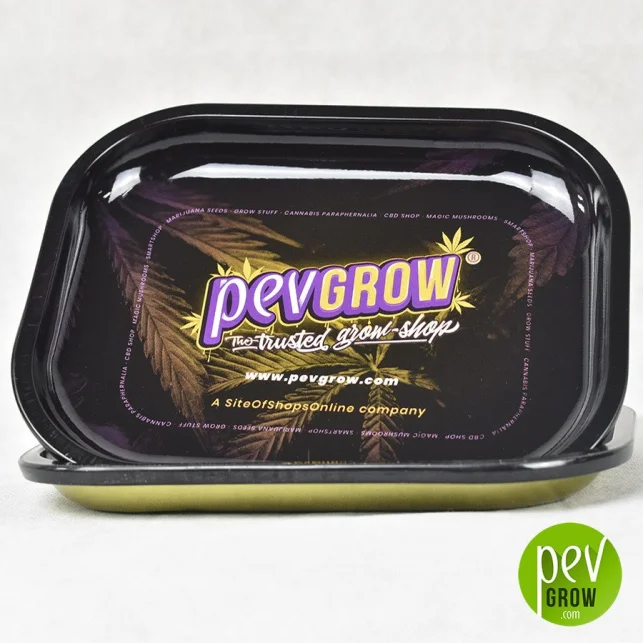 Pevgrow Metall-Rolling Tray, 18x14 cm – Unverzichtbares Equipment für eine saubere Session Kostenloser Rückversand