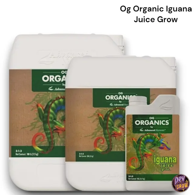 Advanced Nutrients Iguana Juice Grow – OMRI-zertifizierter organischer Basisdünger für explosiven Wachstum Zertifiziert