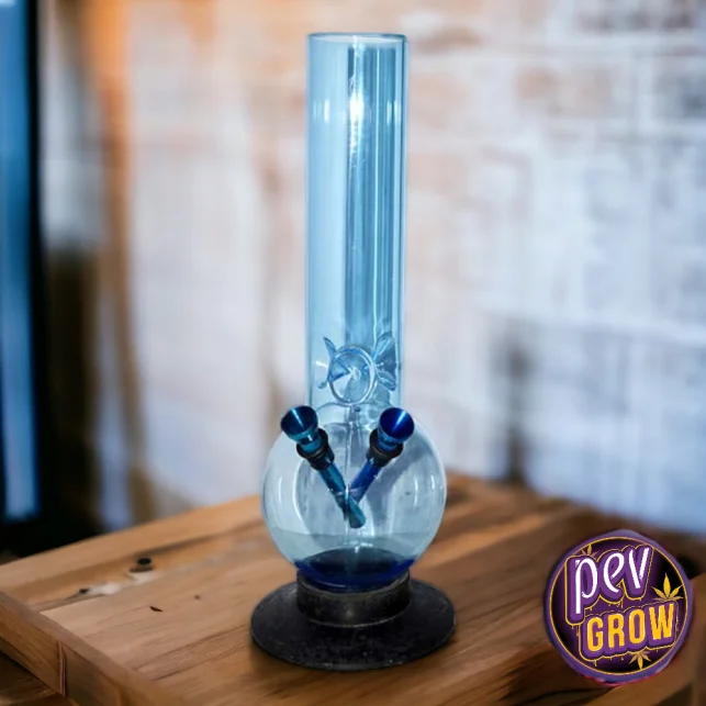 Acryl-Bong mit 2 Schalen – Doppelte Bowl für individuelle Mischungen Echt