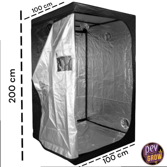 Cultibox Light Plus Growzelt 100x100x200 cm – Beste 1m² Indoor-Kit für das Preis-Leistungs-Verhältnis Bestseller