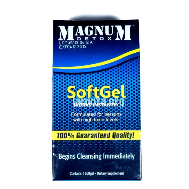 Magnum Detox Soft Gel – Schnelle Toxinreiniger-Kapsel Kostenloser Versand