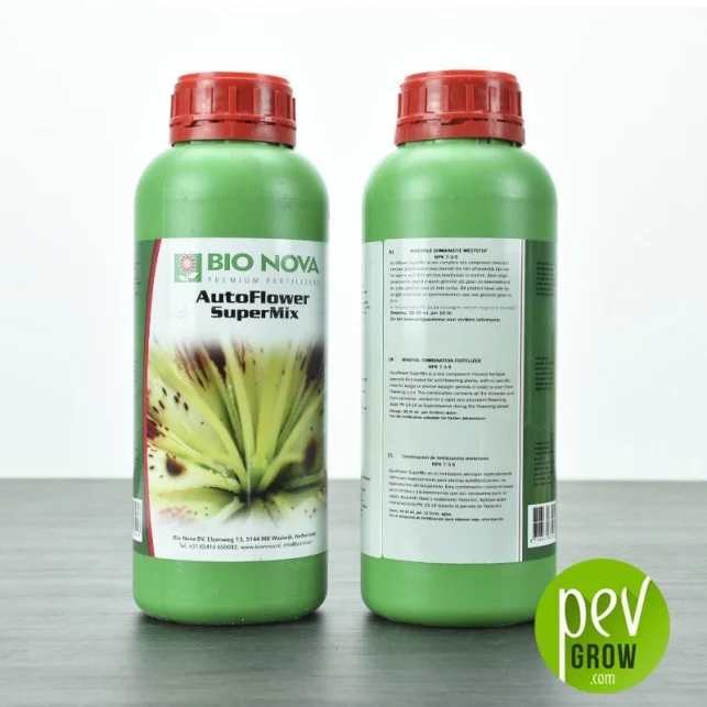 Bio Nova Autoflower SuperMix – All-in-One-Dünger für explosive Wachstum und größere Buds bei Autoflower-Pflanzen Jetzt Bestellen