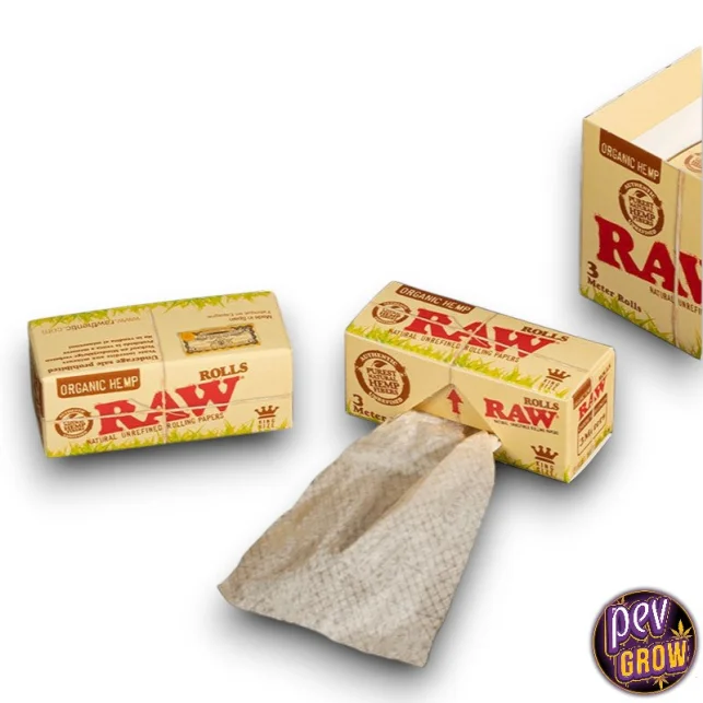 RAW Organic Hemp Rolls – 3 Meter Continuous Rolling Paper Jetzt Kaufen