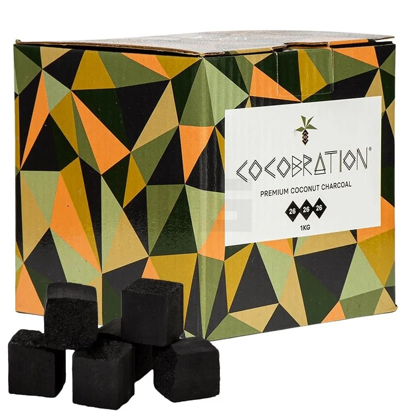 Cocobration - Shisha Kohle - 26er - 1kg Garantierte Lieferung