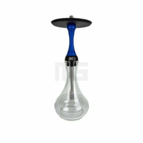 Sale Alpha Hookah - Model X - Blue Matt - Clear
