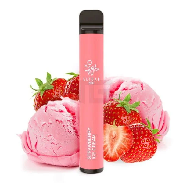Elfbar - 600 Einweg E-Zigarette - Strawberry Ice Cream - 20mg - CP Expressversand
