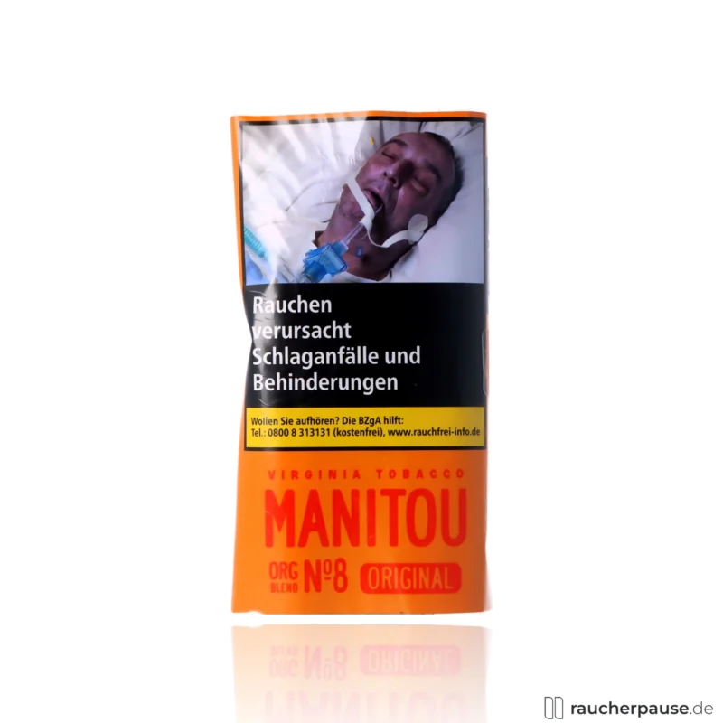 Kostenfreie Lieferung Manitou ORG Gold Feinschnitt | 30g Pouch | Virginia & Orient