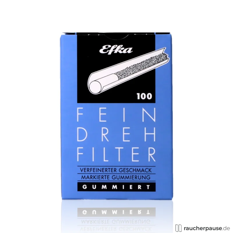 Efka Feinfilter | 100 Stück | 15mm x 8mm | Zelluloseacetat für Selbstgedrehte Zigaretten Kracherpreis
