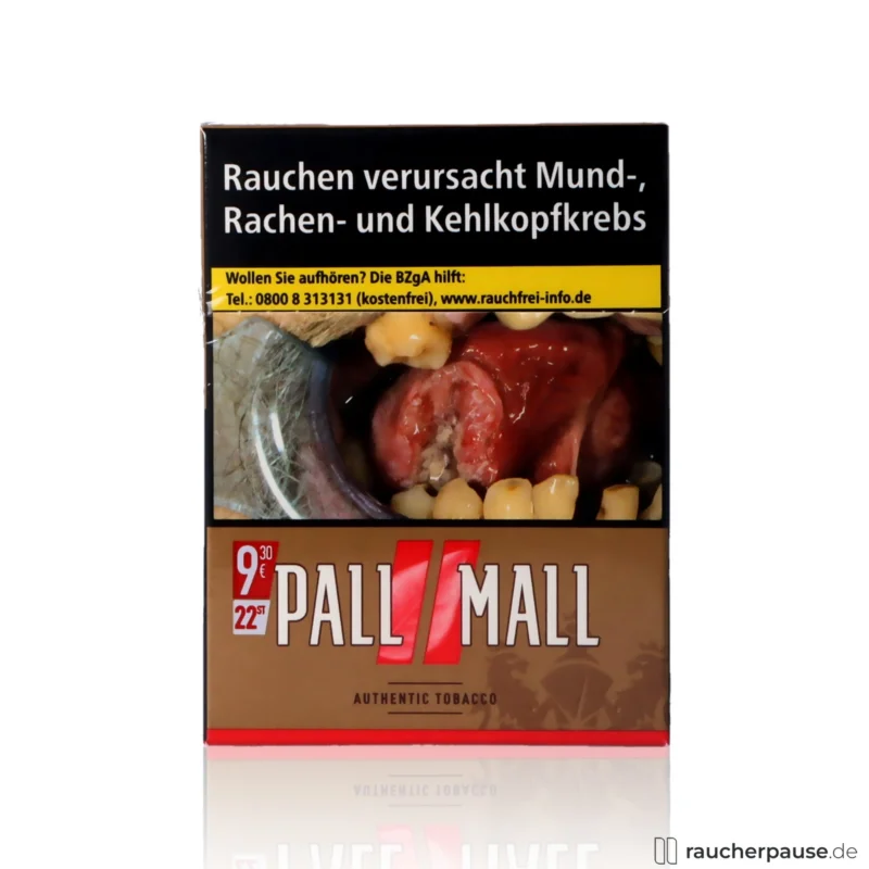 Kostenloser Rückversand Pall Mall Authentic Red XXL Zigaretten | 22 Stk. pro Packung
