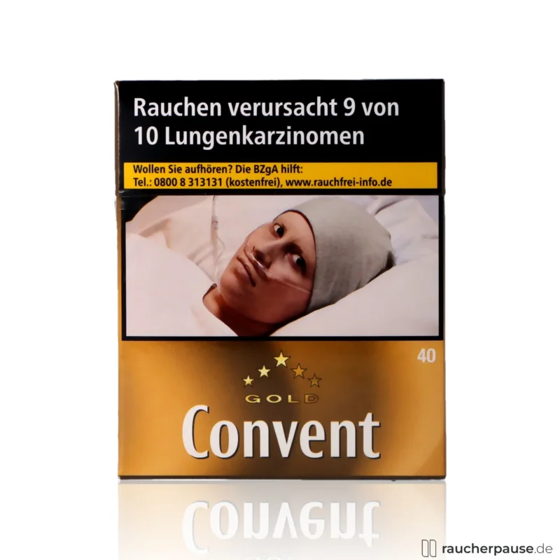Convent GOLD Zigaretten | 40 Stk. pro Packung King-Size Markenware