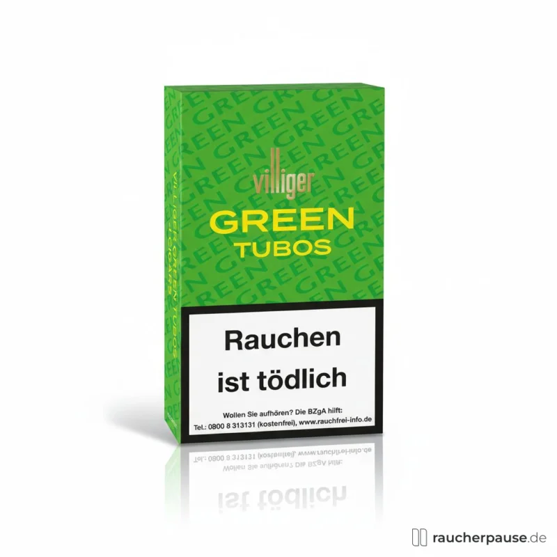 Sichere Zahlung Villiger Tubos Green Cigarillos | Panatela