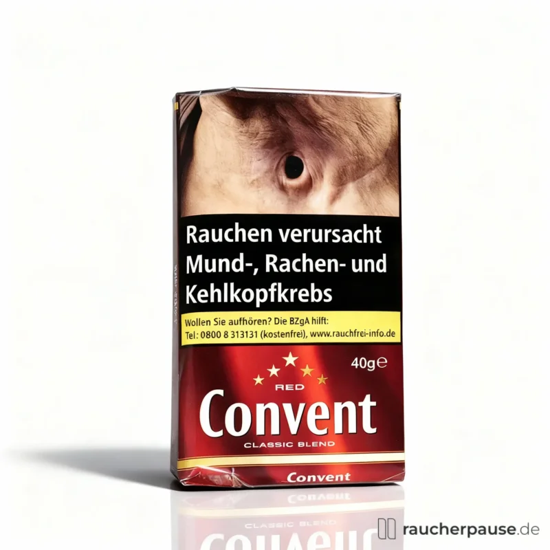 Convent Red Drehtabak Pouch | 30g | American Blend Beliebt