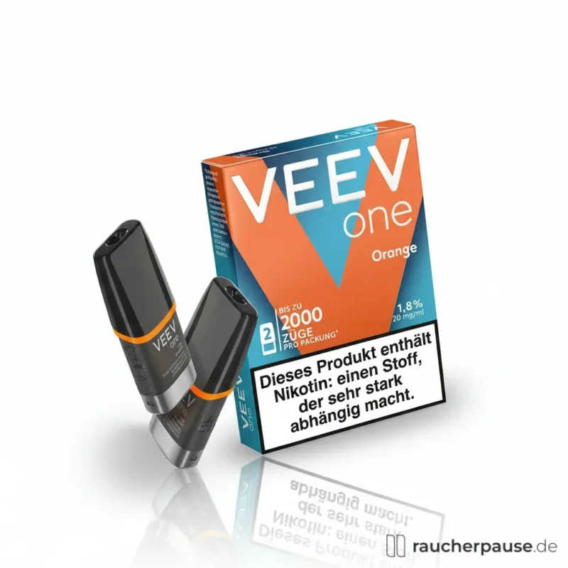 Online Kaufen VEEV ONE Orange Pods für VEEV ONE Device | 2x2ml | 20mg Nikotinsalz | Bis zu 2000 Züge