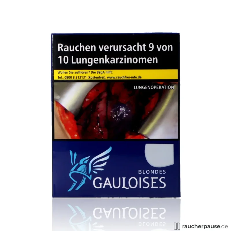 Gauloises Blondes Blau Zigaretten | 35 Stk. pro Packung | King Size Format Highlight