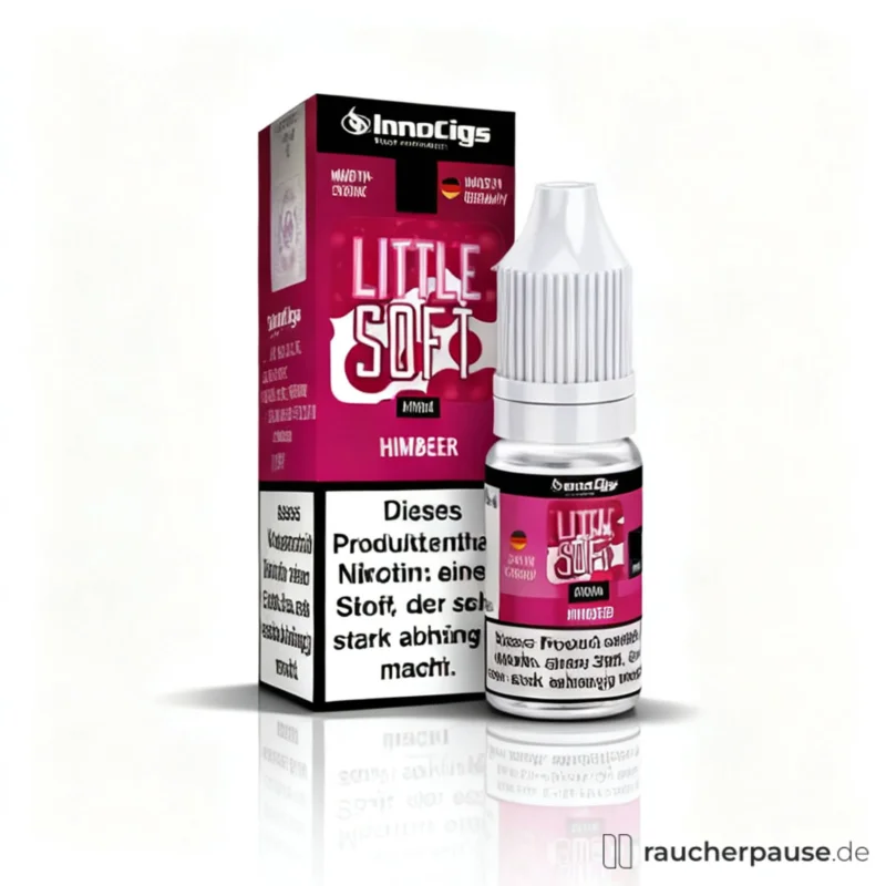Aktuell InnoCigs Little Soft E-Liquid Himbeere | 10ml | 18mg Nikotin | Für E-Zigarette & Clearomizer