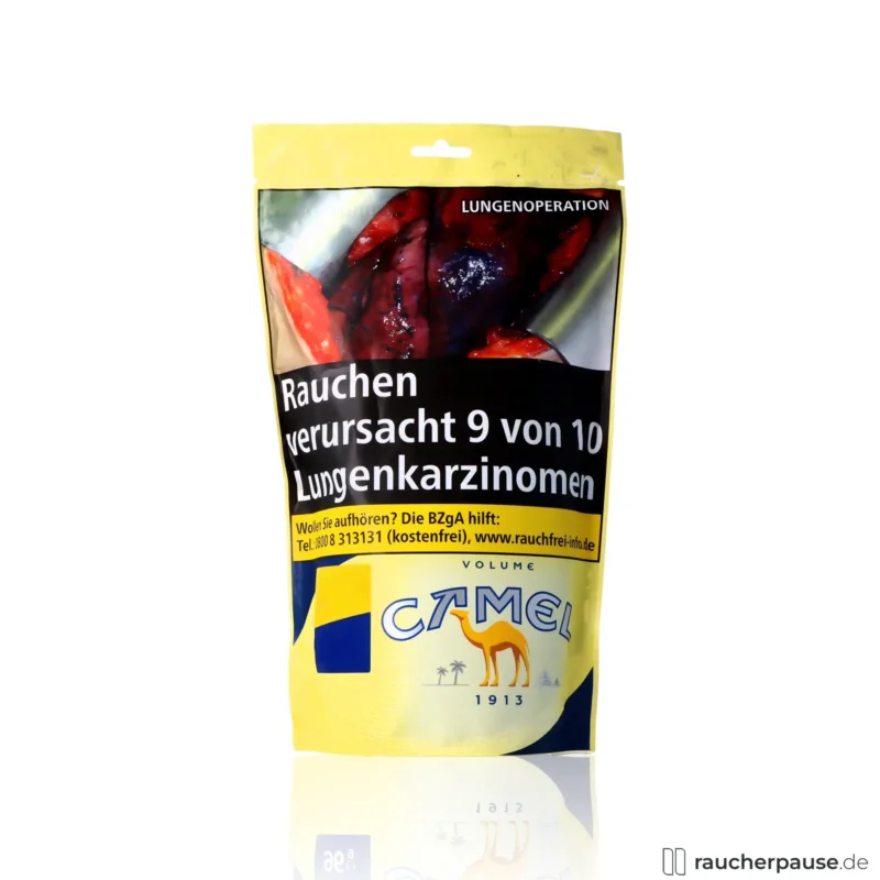 Solange Der Vorrat Reicht Camel Full Flavour Volumentabak | 91g Zip Beutel | American Blend