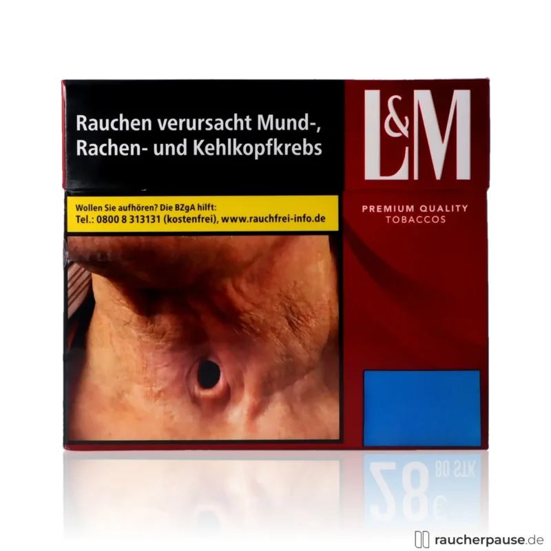 Wochenendangebot L&M Red Zigaretten | 77 Stk. pro Packung | King Size | American Blend