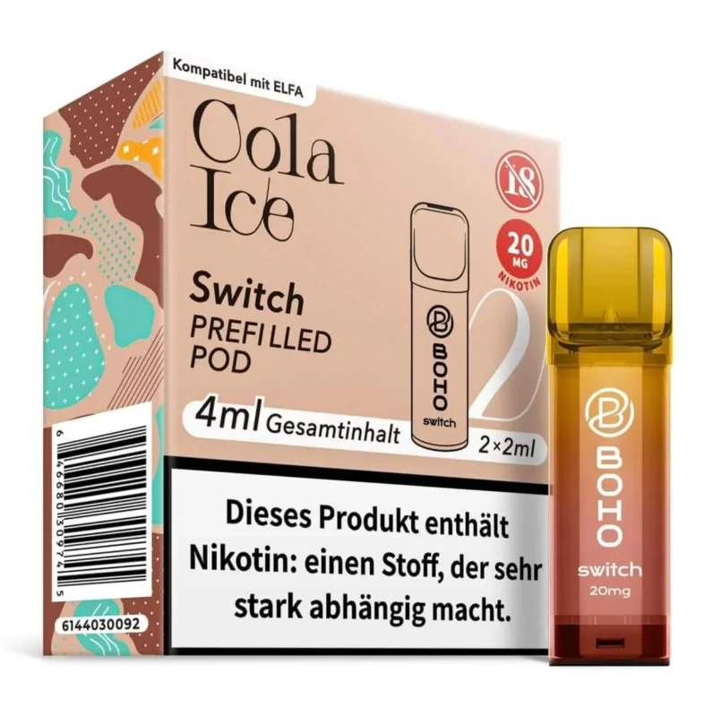 Boho Switch Pod (2er Set) - Cola Ice (Cola Menthol) Begrenztes Angebot