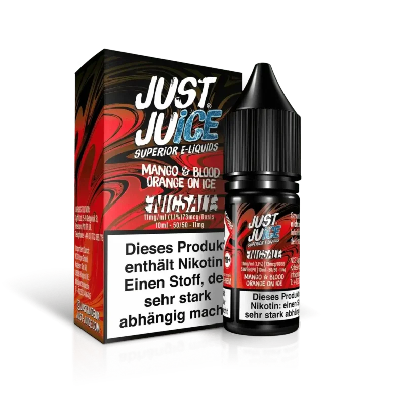 Super-Preis Just Juice - Mango Blood Orange on Ice (Mango Blutorange Minze)