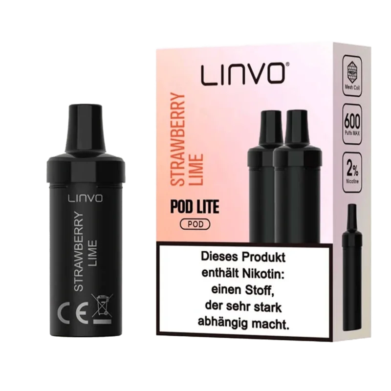 Schneller Versand Pod Lite Pod (2er Set) - Strawberry Lime (Erdbeere Limette)