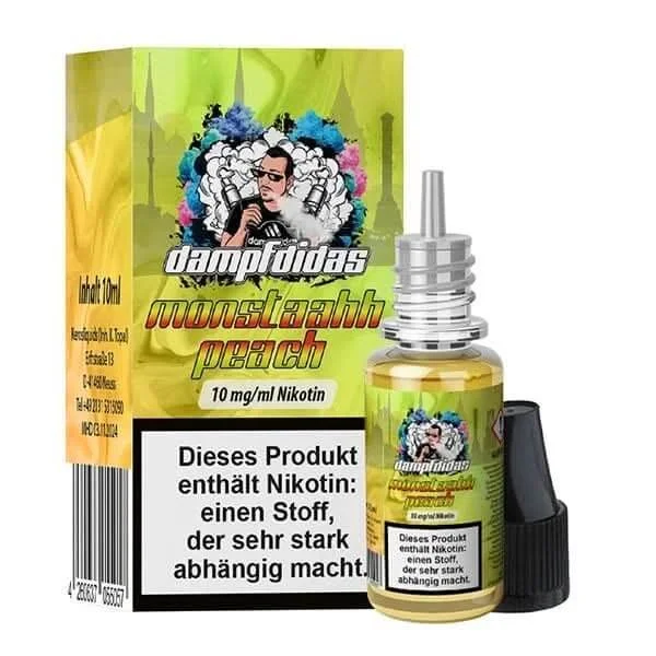 Garantierte Lieferung Dampfdidas - Monstaahh Peach (Energy-Drink Pfirsich)