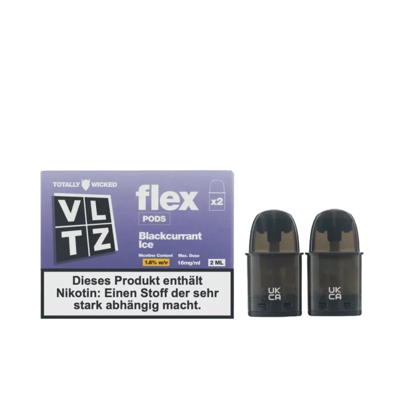 Top-Angebot VLTZ Flex Pod (2er Set) - Blackcurrant Ice (Schwarze Johannisbeere Menthol)