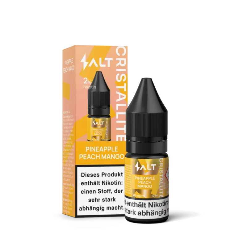Versand Am Gleichen Tag Salt Cristallite Liquid - Pineapple Peach Mango (Ananas Pfirsich Mango)