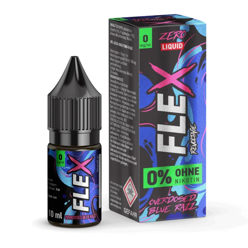 Günstig Flex Overdosed Liquid - Blue Razz (Blaubeere Himbeere)