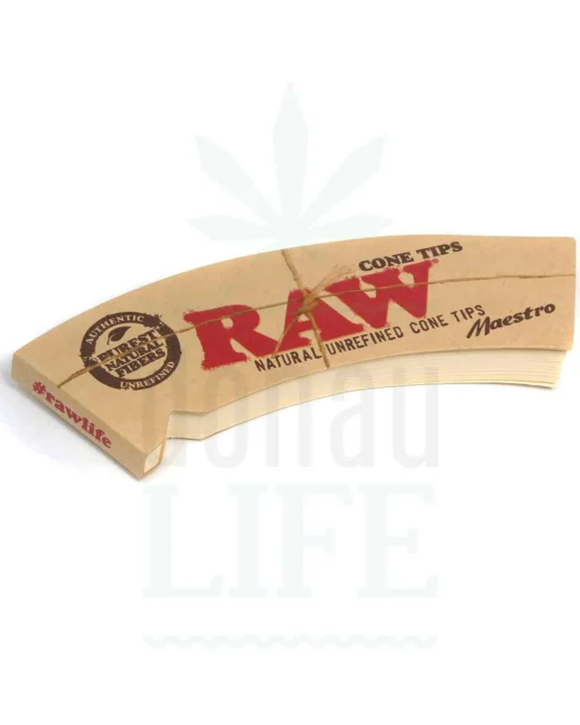RAW Cone Tips natural ‘Maestro’ | 32 Blatt Aktuell