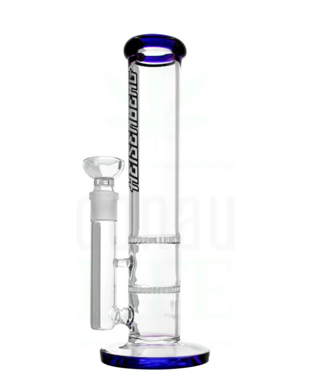 Neue Kollektion HEISENBERG Zylinderbong ‘Blue Hole’ mit 2x Honeycomb | 32 cm