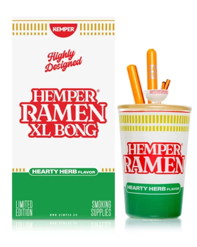 HEMPER ‘Ramen Cup XL’ Glasbong | 22 cm Preisknaller