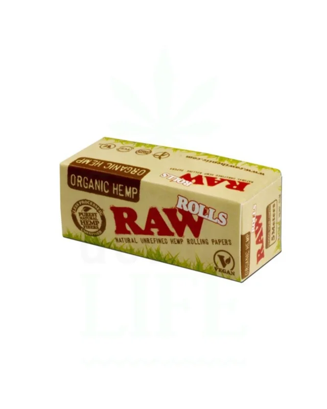 Direktkauf RAW Rolls Organic Hemp Kingsize slim | 5 m
