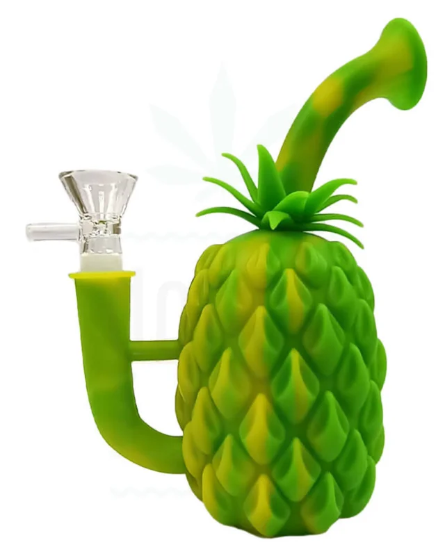 Nur Heute Minibong Ananas aus Silikon | 18 cm