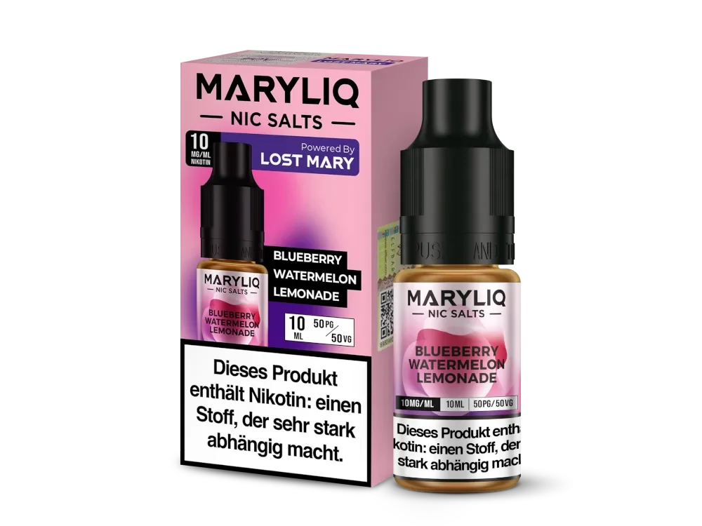 LOST MARY Maryliq Blueberry Watermelon Lemonade Nikotinsalz Liquid 10ml - 10mg Kostenfreie Lieferung