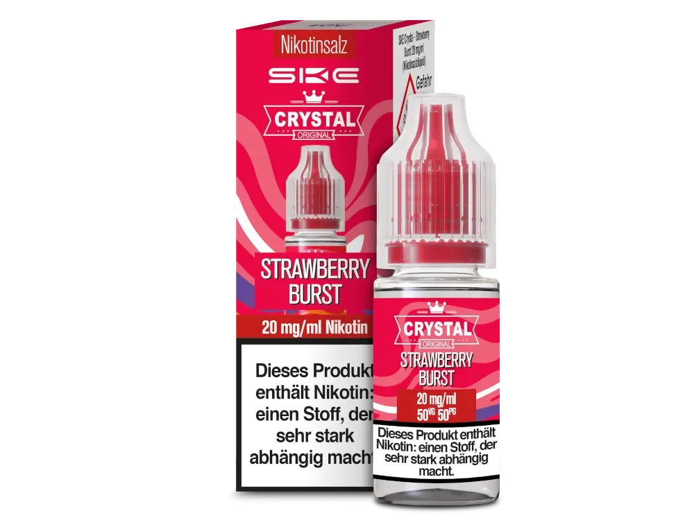 Mega-Angebot SKE Crystal Strawberry Burst Liquid 10ml - 20mg