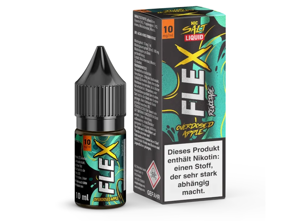 Mega-Angebot Apple Overdosed | Revoltage FLEX Liquid 10ml 10mg/ml