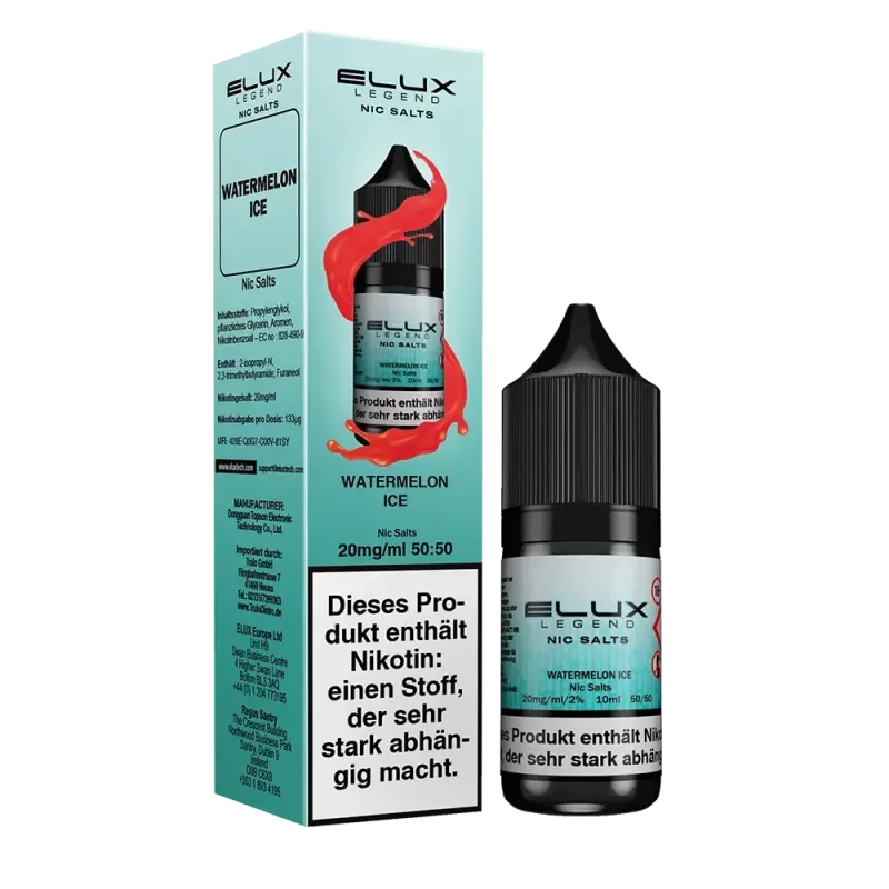 Kracherpreis ELUX Liquid mit Nikotin Watermelon Ice 20mg/ml