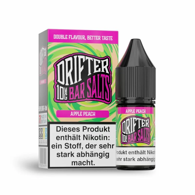 Billig Drifter Overdosed Liquid Apple Peach 10ml - 10mg