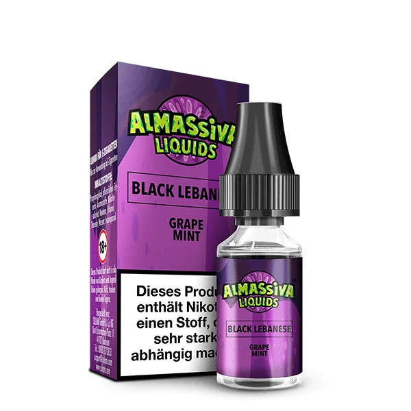 Bestpreis AL MASSIVA Liquid mit Nikotinsalz Black Lebanese 10mg/ml - 10ml