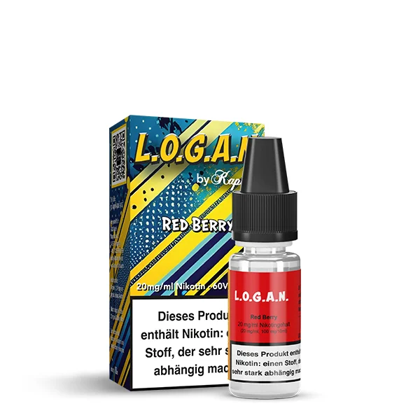 Gratis Versand L.O.G.A.N by Kapka's Flava Red Berry Nikotinsalz Liquid 20mg