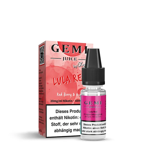 GEMI JUICE by Kapka's Flava Lula Red Nikotinsalz Liquid 20mg Neu Im Sortiment