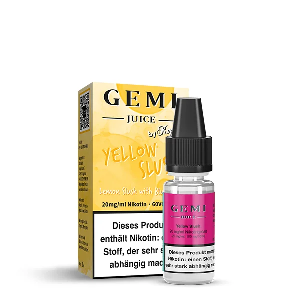 Sale GEMI JUICE by Kapka's Flava Yellow Slush Nikotinsalz Liquid 20mg