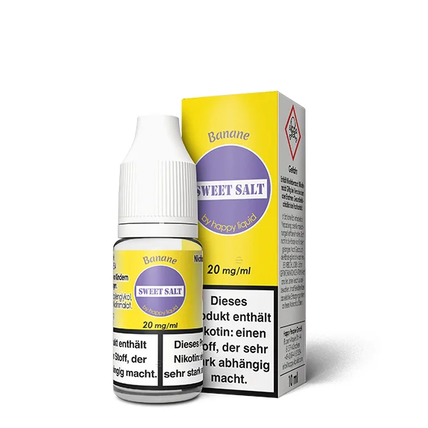 SWEET SALT by Happy Liquids Banane 10mg/ml Heißes Angebot