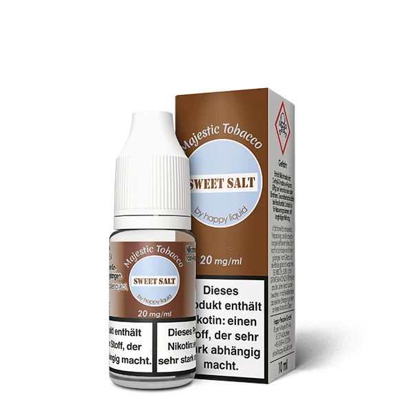 SWEET SALT by Happy Liquids Majestic Tobacco 10mg/ml Kostenfreie Lieferung