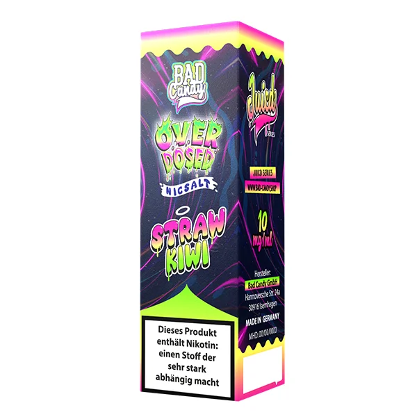 BAD CANDY JUICD Series Straw Kiwi Liquid 10mg/ml - 10ml Garantierte Lieferung