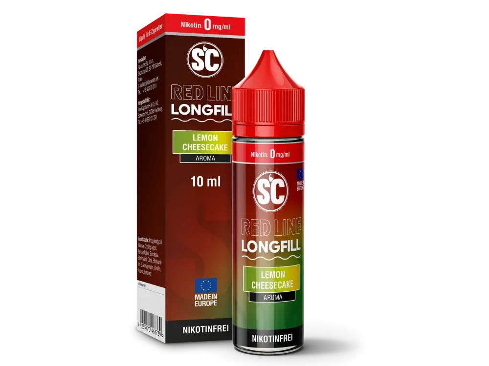 SC RED LINE Lemon Cheesecake Longfill Aroma 10ml Billig